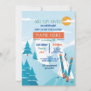 Recherche de ski neige invitations D'anniversaire de ski