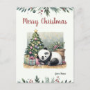 Recherche de panda noël cartes postales Arbre