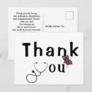 Recherche de médecin cartes postales Infirmière