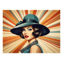Recherche de rétro dame posters Fille
