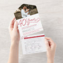 Recherche de ruby anniversary invitations Couple
