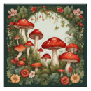 Recherche de champignons magiques posters Moderne