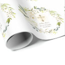 Recherche de croix blanche papier cadeau Baptême