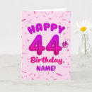 Recherche de 44 anniversaire cartes Joyeux 44e anniversaire