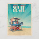 Recherche de south beach miami cartes postales Côte