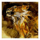 Recherche de peinture de lion posters Animal