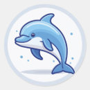 Recherche de mignons dauphin autocollants Océan