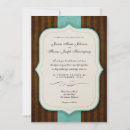 Recherche de charme vintage invitations Brun