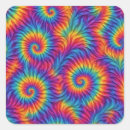 Recherche de motif spirale autocollants Arc en ciel