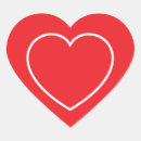 Recherche de cœurs autocollants Saint valentin