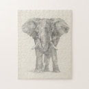 Recherche de éléphants puzzles Animaux