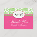 Recherche de monogramme vert de damassé invitations Initiales