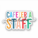 Recherche de cafétéria autocollants Dame du déjeuner