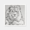 Recherche de dessin de crayon serviettes Animal