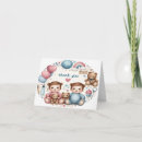 Suche nach zwillinge kleine grußkarten Personalisiert