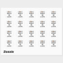 Recherche de motif simple simple autocollants Typographie