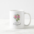 Recherche de bouquet de fleur tasses Bridesmaid