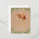 Recherche de kraft baby shower invitations Animaux des bois