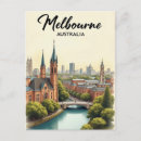 Recherche de melbourne australie cartes postales Illustration