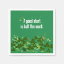 Recherche de trèfle vert serviettes Irlande