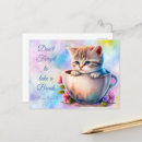Recherche de tasses cartes postales Chaton