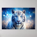 Recherche de tigres blancs posters Pour elle