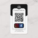 Recherche de follow us cartes visite Qr code