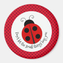 Recherche de coccinelle rouge magnets Problème de femme