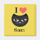 Recherche de noir chat aimant magnets Pour animaux
