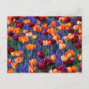Recherche de champ des fleurs cartes postales Rouge