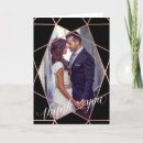 Recherche de diamant vœux cartes Noir