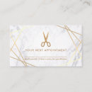 Recherche de rendez vous coiffeur cartes visite Moderne