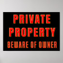 Suche nach privateigentum poster Nichtbeachtung