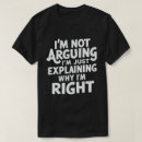 Suche nach argumentieren sie tshirts Sarkastisch