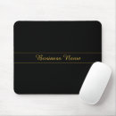 Recherche de texte or tapis souris Simple