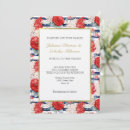 Recherche de blanc et bleu rouge mariage invitations Couple