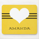 Recherche de jaune moderne tapis souris Girly