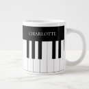 Recherche de clavier piano tasses Notes de musique