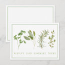 Recherche de persil cartes postales Cuisine