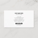 Suche nach kreis visitenkarten Elegantes minimalistisches design