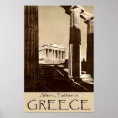 Recherche de athènes posters De voyage rétro