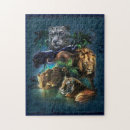 Recherche de chat sauvage puzzles Lion
