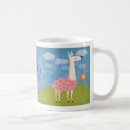 Recherche de lama rose tasses Coloré