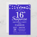 Recherche de roy invitations Bleu royal