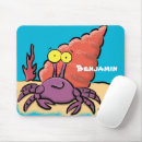 Recherche de crabe tapis souris Illustration