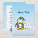 Recherche de boules de neige invitations Pingouin