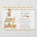 Recherche de teepee baby shower invitations Bois