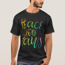 Recherche de refuge tshirts Paix