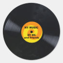 Recherche de disque vinyle autocollants Musique