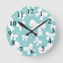 Recherche de bleu blanc horloges Tendance